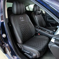 Чехлы на Mazda 6 GJ (Мазда 6) из экокожи VE Чехлы на Mazda 6 GJ (Мазда 6) из экокожи VE