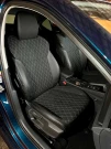 Чехлы на Skoda Octavia A8 (Шкода Октавия А8) из экокожи и алькантары ромб Sport 3