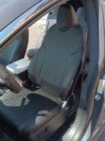 Накидки на Tesla Model X (Тесла Модел X) из экокожи AM Rubin-G