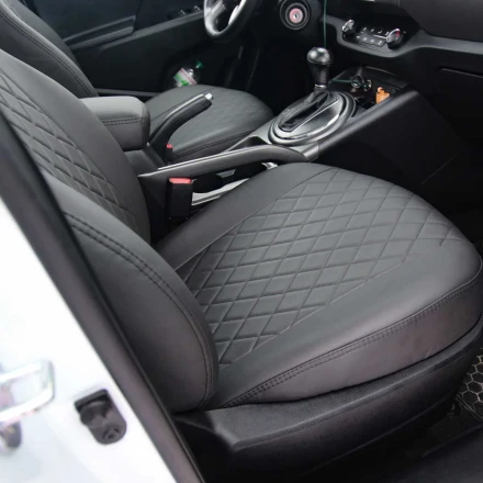 Чехлы на KIA Sportage III SL (КИА Спортейдж 3) из экокожи EG