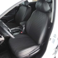 Чехлы на KIA Sportage III SL (КИА Спортейдж 3) из экокожи EG