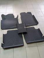 3D EVA коврики Kia Optima K5 (Киа Оптима К5) с бортами до 5 см серо-черные