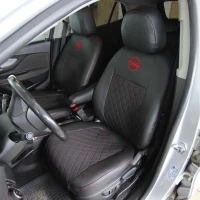 Чехлы на Opel Mokka из экокожи и ткани ECl Чехлы на Opel Mokka из экокожи и ткани ECl