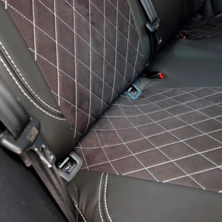 Чехлы на Volkswagen Golf Plus из экокожи и антары VE