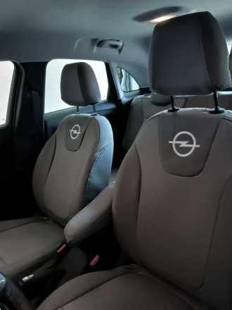 Чехлы на Opel Crossland (Опель Кроссленд) из ткани серые