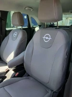 Чехлы на Opel Crossland (Опель Кроссленд) из ткани серые
