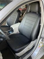 Чехлы на Toyota Camry 50 (Тойота Камри 50) из экокожи AM Titan-S