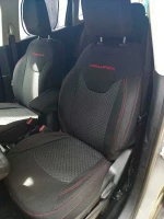 Чехлы на Jeep Compass II из ткани с тиснением