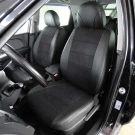 Чехлы на KIA Sportage II (КИА Спортейдж 2) из экокожи и антары Antara