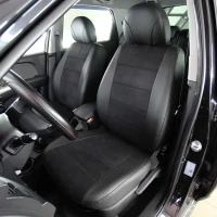 Чехлы на KIA Sportage II (КИА Спортейдж 2) из экокожи и антары Antara