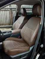 Чехлы на Nissan Rogue T33 (Ниссан Рог Т33) из экокожи EP