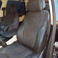 Чехлы на BMW X5 (F15) из экокожи и алькантары