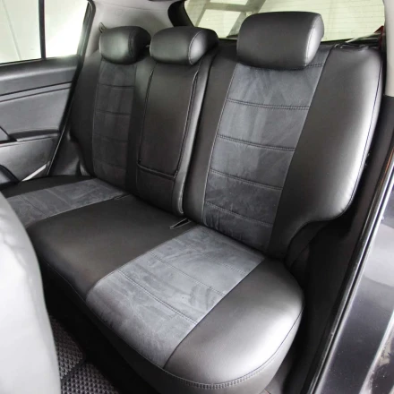 Чехлы на KIA Sportage III SL (КИА Спортейдж 3) из экокожи и антары Antara