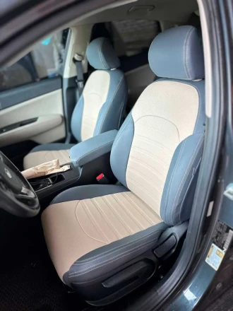 Чехлы на KIA Optima IV JF (КИА Оптима 4) из экокожи с перфорацией Sport 3