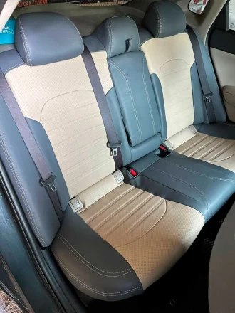 Чехлы на KIA Optima IV JF (КИА Оптима 4) из экокожи с перфорацией Sport 3