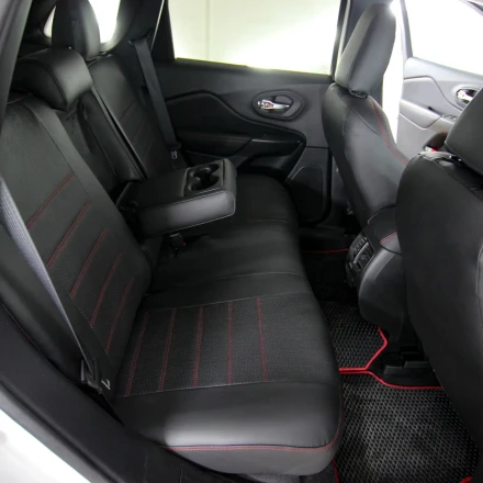 Чехлы на Jeep Cherokee (KL) из экокожи Eco Lazer