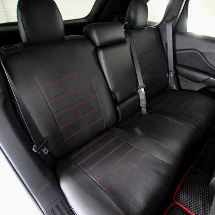 Чехлы на Jeep Cherokee (KL) из экокожи Eco Lazer