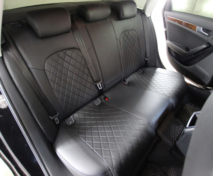 Чехлы на Subaru Forester из экокожи Eco Grand