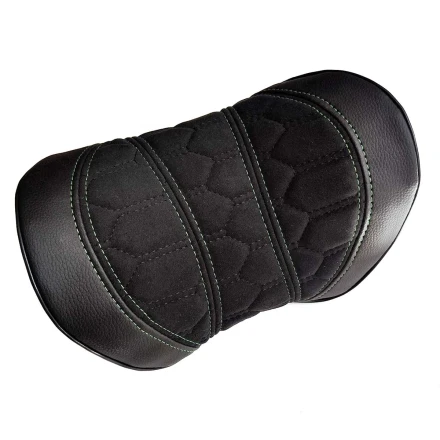 Подушка на подголовник из экокожи и алькантары TC фигурная