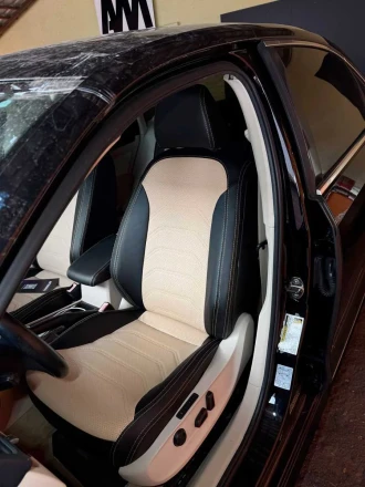 Чехлы на Volkswagen Passat B7 (Фольксваген Пассат Б7) из экокожи Sport 3