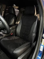 Чехлы на Dodge Charger (Додж Чарджер) из экокожи и антары AM Titan-NEWS