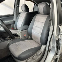 Чехлы на Kia Sorento I (КІА Соренто 1) из экокожи и польской алькантары Antara