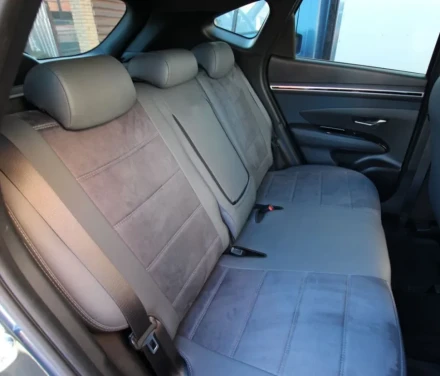 Чехлы на Subaru Forester из экокожи и антары Antara