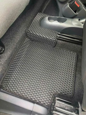 3D EVA коврики с бортами до 5 см Fiat 500C (Фиат 500С)