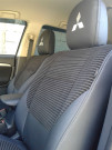 Чехлы на Mitsubishi Outlander III из экокожи и ткани
