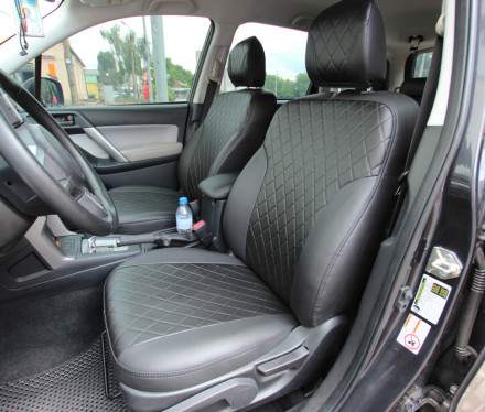 Чехлы на Subaru Legacy из экокожи Eco Grand