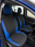 Чехлы на Renault Sandero Stepway II (Рено Сандеро Степвей 2) из экокожи и ткани Sport 3 Чехлы на Renault Sandero Stepway II (Рено Сандеро Степвей 2) из экокожи и ткани Sport 3