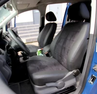 Чехлы на Subaru Legacy из экокожи и антары Antara